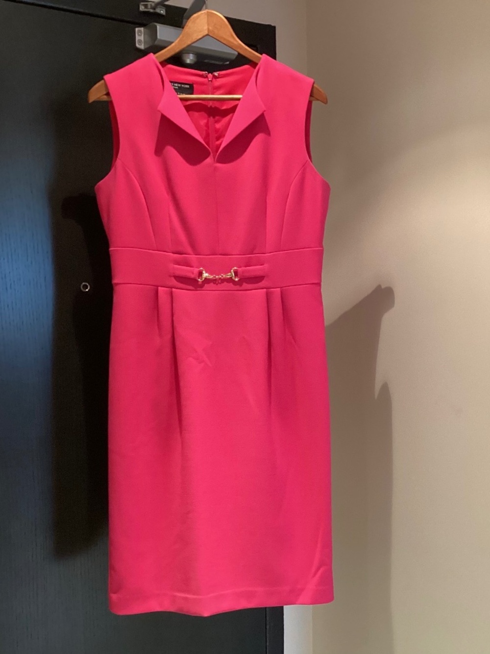 Jones NY Ponte Feel Pink Dress